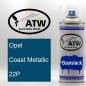 Preview: Opel, Coast Metallic, 22P: 400ml Sprühdose, von ATW Autoteile West.